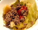 挽き肉とトマトとキャベツの甘辛煮作り方8写真
