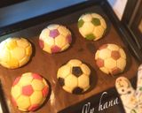 メロンパンdeコッタサッカーボールW杯作り方30写真