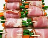 野菜のベーコン巻き巻き作り方2写真