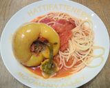 パプリカのみっしり肉詰め作り方6写真