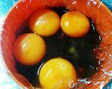 朝ご飯のお友？むろはぴ的黄身漬け作り方1写真