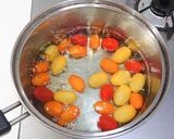 夏野菜とピリ辛ねぎ鶏のカラフルベジボウル作り方2写真