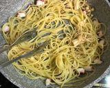 簡単タコの和風パスタ！作り方4写真
