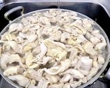 ビンゴソースde鶏皮の佃煮風!作り方2写真