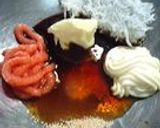 納豆と明太子の和風スパゲティー作り方1写真