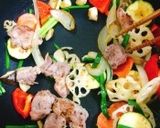 豚ももブロックとたっぷり野菜の塩胡椒炒め作り方9写真
