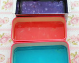 和菓子★あじさい（練り切り＋錦玉かん）作り方7写真