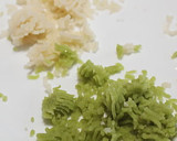 和菓子★あじさい（練り切り＋錦玉かん）作り方11写真