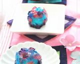 和菓子★あじさい（錦玉かん）作り方11写真