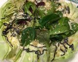 超時短…塩昆布のキャベツ蒸し作り方1写真