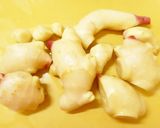 ラカントで糖質オフ！新生姜の甘酢漬け作り方1写真