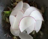 セロリ・茗荷・ミニトマトのわさポンサラダ作り方4写真