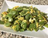モロッコいんげんと卵のバター炒め☆トルコ作り方3写真