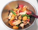 めかじきと夏野菜のカラフル南蛮漬け作り方7写真