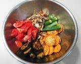 めかじきと夏野菜のカラフル南蛮漬け作り方4写真