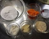 ノンアレルゲン、にんじん風味の蒸しパン作り方1写真