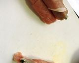 いんげん豆と人参の肉巻き味噌味作り方4写真