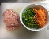 鶏むね肉のさっぱり青椒肉絲風作り方1写真