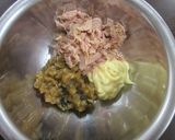 金山寺みそのツナマヨ☆厚揚げのオーブン焼作り方1写真