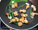 山菜みずとなめこのパスタ作り方4写真