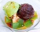 抹茶寒天あんみつ作り方4写真