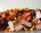 ☆レンジで簡単バター味さつま揚げ☆作り方1写真