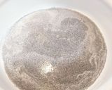 黒ごまプリン 粉寒天でおいしーヘルシー作り方4写真