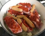 骨つき肉とソーセージの香味野菜煮込み作り方7写真