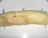 鶏ひき肉の薄揚げロール煮作り方5写真