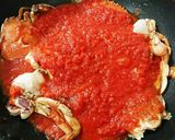 簡単！濃厚ヘラガニのトマトクリームパスタ作り方7写真
