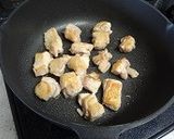 鶏肉とキャベツのクリームだしスープパスタ作り方2写真