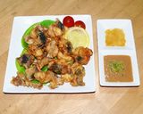 あんこう の唐揚げ　～絶品！肝ソース～作り方20写真