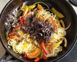塩昆布焼きそば作り方8写真