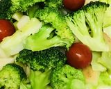 4品目☆レタスにのせる塩ゆで温野菜サラダ作り方3写真