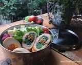 お弁当にも!豚バラ肉のしそ巻き作り方5写真