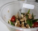 鶏ささみとインゲン豆の胡麻和え♪作り方2写真