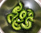 夏の前菜〜ゴーヤと葡萄のカクテルサラダ風作り方1写真