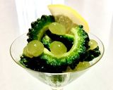 夏の前菜〜ゴーヤと葡萄のカクテルサラダ風作り方5写真