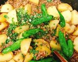 揚げじゃがの中華風ピリ辛そぼろ餡作り方9写真
