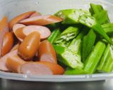 オクラとソーセージの炒め物♪作り方1写真