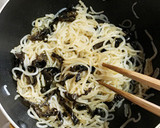 【木耳と白滝の明太子和え】作り方6写真