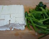 簡単✨ほうれん草と豆腐の醤油炒め作り方2写真