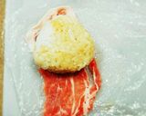 肉巻き三角おにぎりキャラ弁作り方5写真