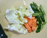 かぶの甘味噌焼きうどん作り方1写真