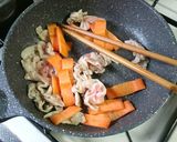 かぶの甘味噌焼きうどん作り方3写真