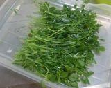 豆苗、トマトと豚肉の柚子トマトソース和え作り方3写真