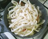 かぶの甘味噌焼きうどん作り方5写真