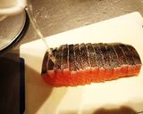 海峡サーモン湯引き刺身作り方3写真