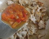 豆苗、トマトと豚肉の柚子トマトソース和え作り方8写真