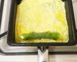 朝食＆お弁当に♪大葉巻きチーズin卵焼き作り方4写真